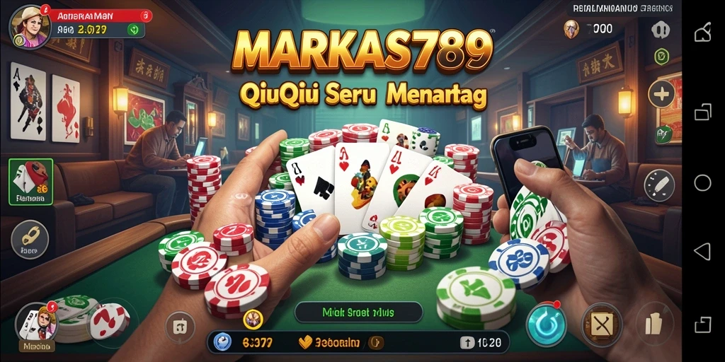 Tampilan gameplay QiuQiu yang seru dan interaktif.