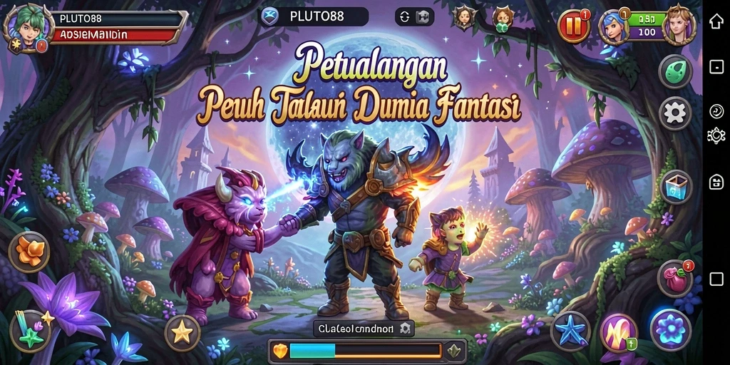 Gameplay mendebarkan di dunia petualangan PLUTO88.