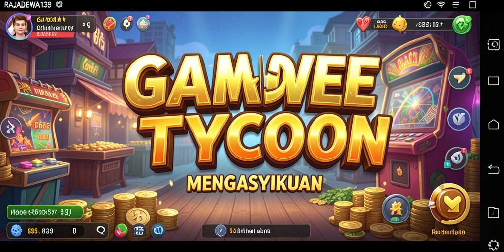 Tampilan gameplay seru dari RAJADEWA138 saat membangun empire bisnis.